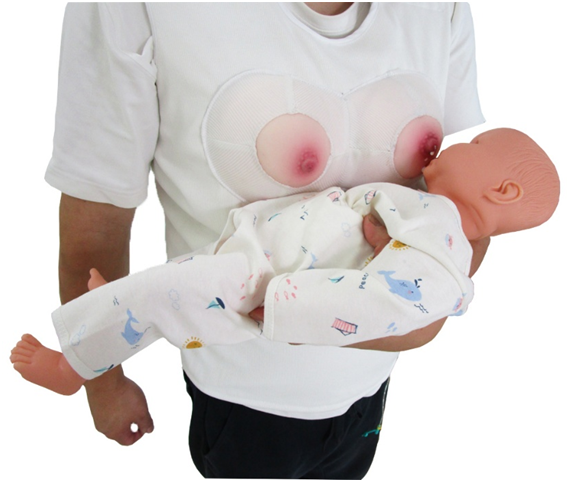 穿戴式母乳喂养模型